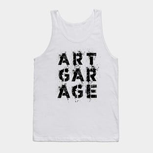 Street Art Garage Splash Graffiti Tank Top